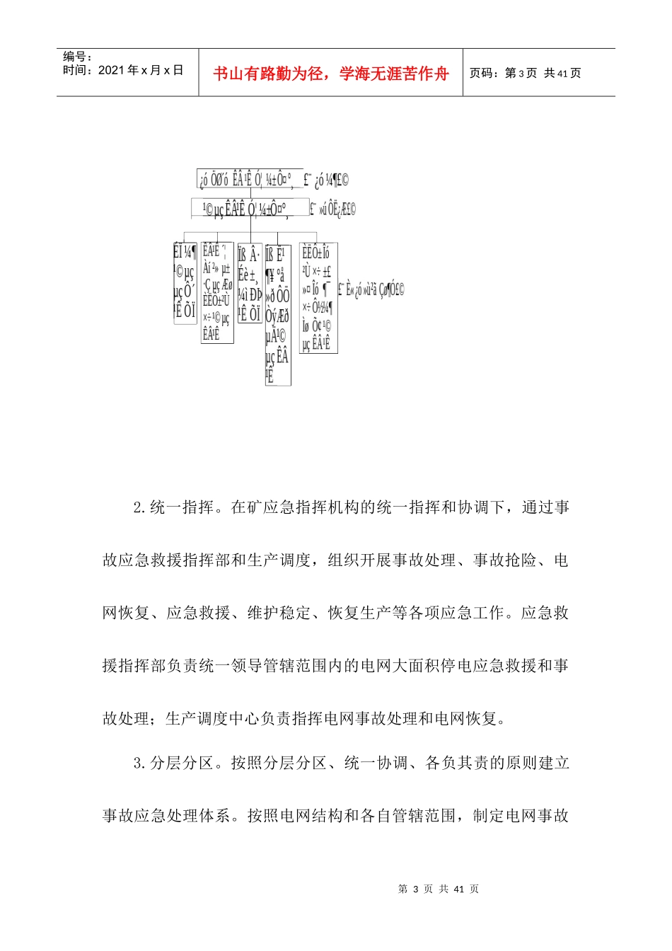矿井大面积停电事故应急预案_第3页