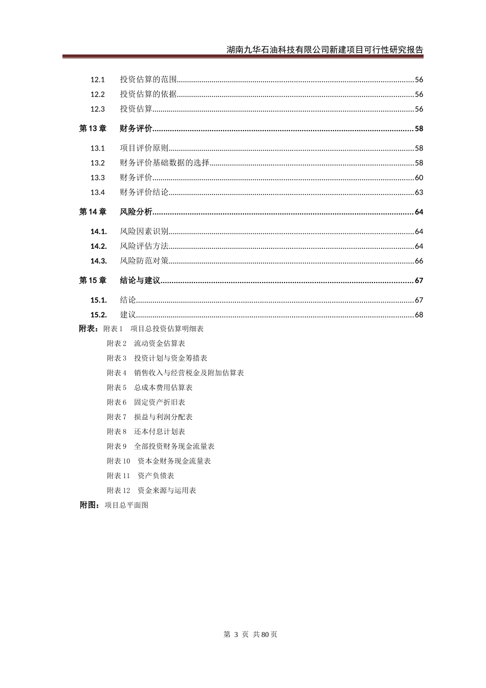 石油附属品生产企业可行性研究报告_第3页