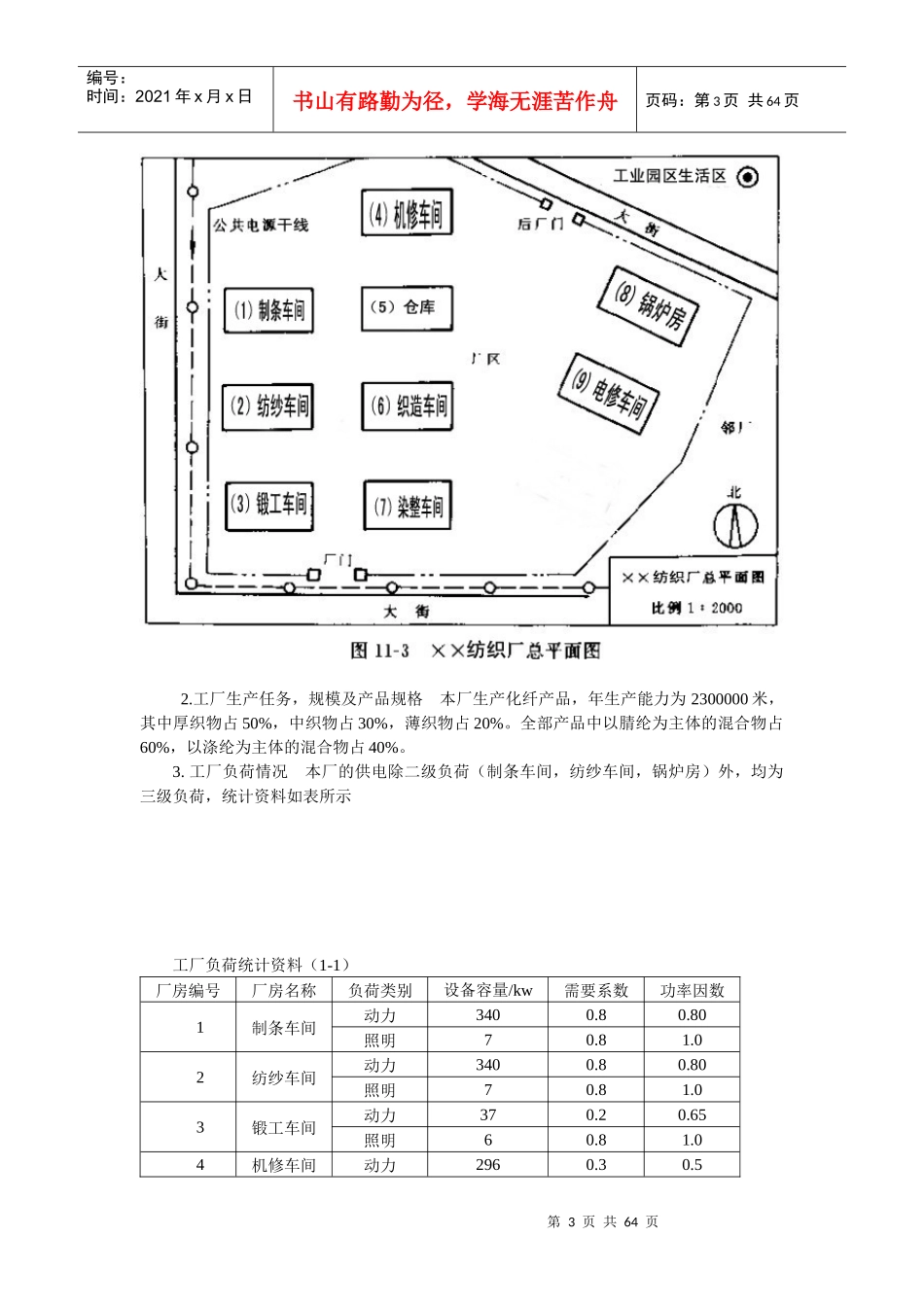 电气专业纺织行业及管理知识分析设计_第3页