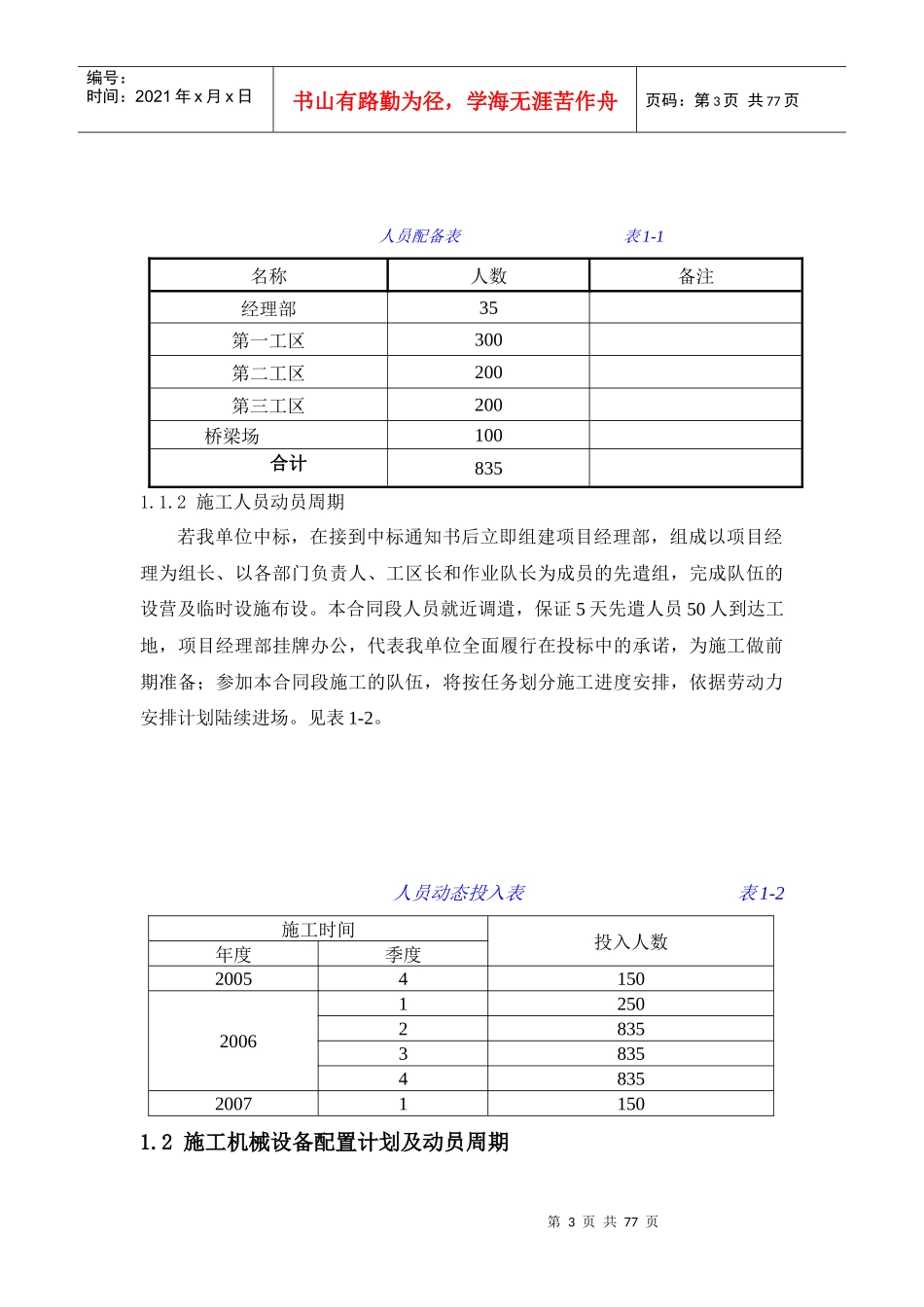 磁河大桥 施工组织设计_第3页