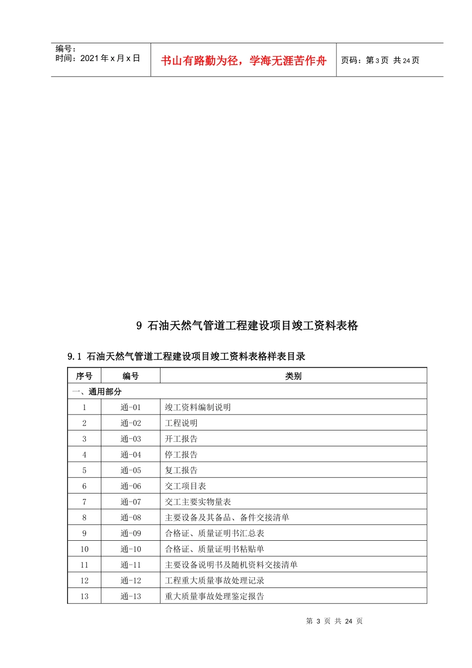石油天然气管道工程建设项目竣工验收手册(下册 文字部分)_第3页