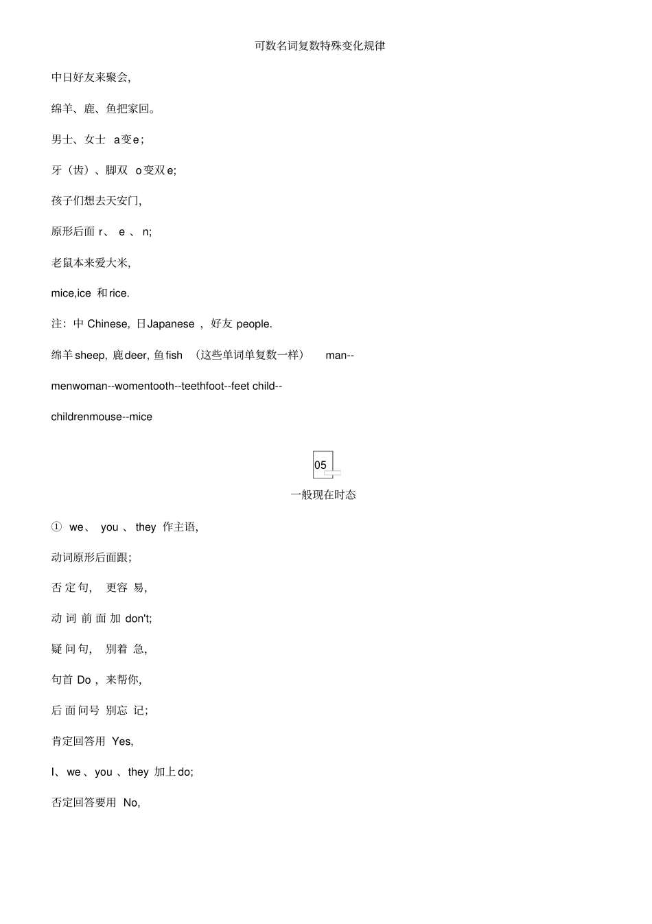 初中英语语法大全,用这16首歌诀记高效又有趣!_第2页