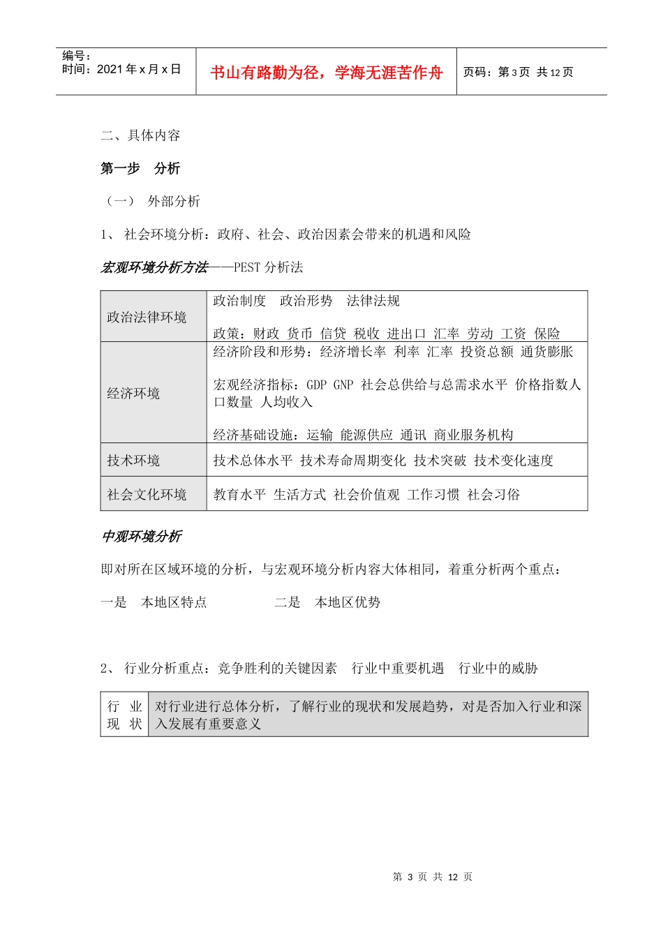 竞争战略工作指引_第3页