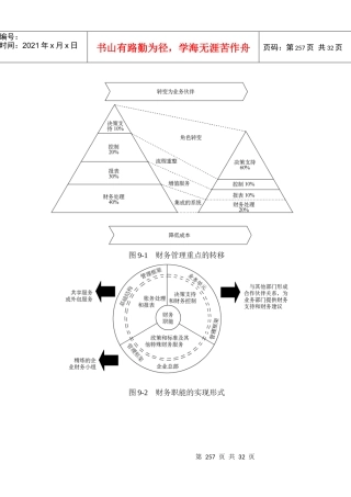 第九章财务管理咨询工具