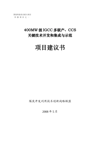 神华重大项目建议