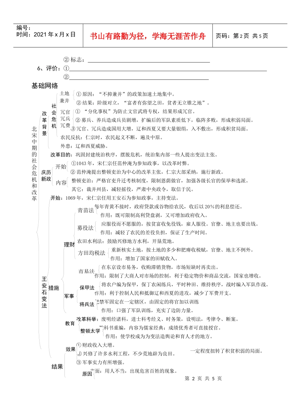 第三节北宋中期的社会危机和改革_第2页