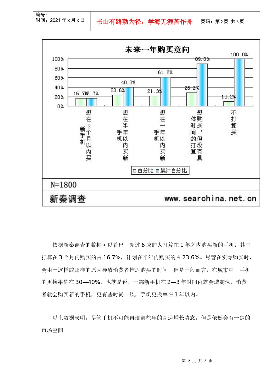 移动电话市场需求趋势调查分析报告_第2页