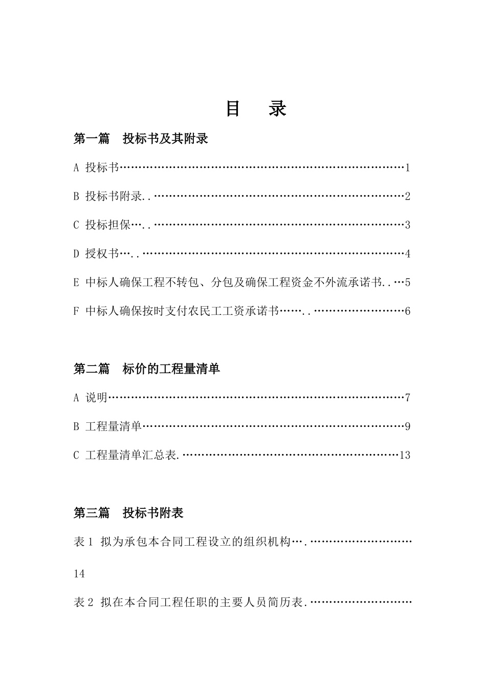 第一篇投标书及附录_第2页