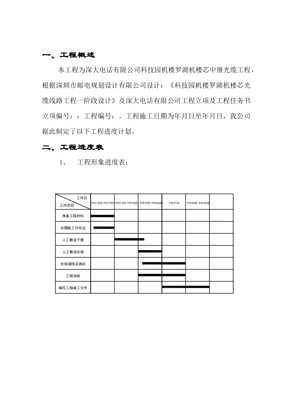 科技园机楼-罗湖机楼144芯光缆施工组织方案_第3页