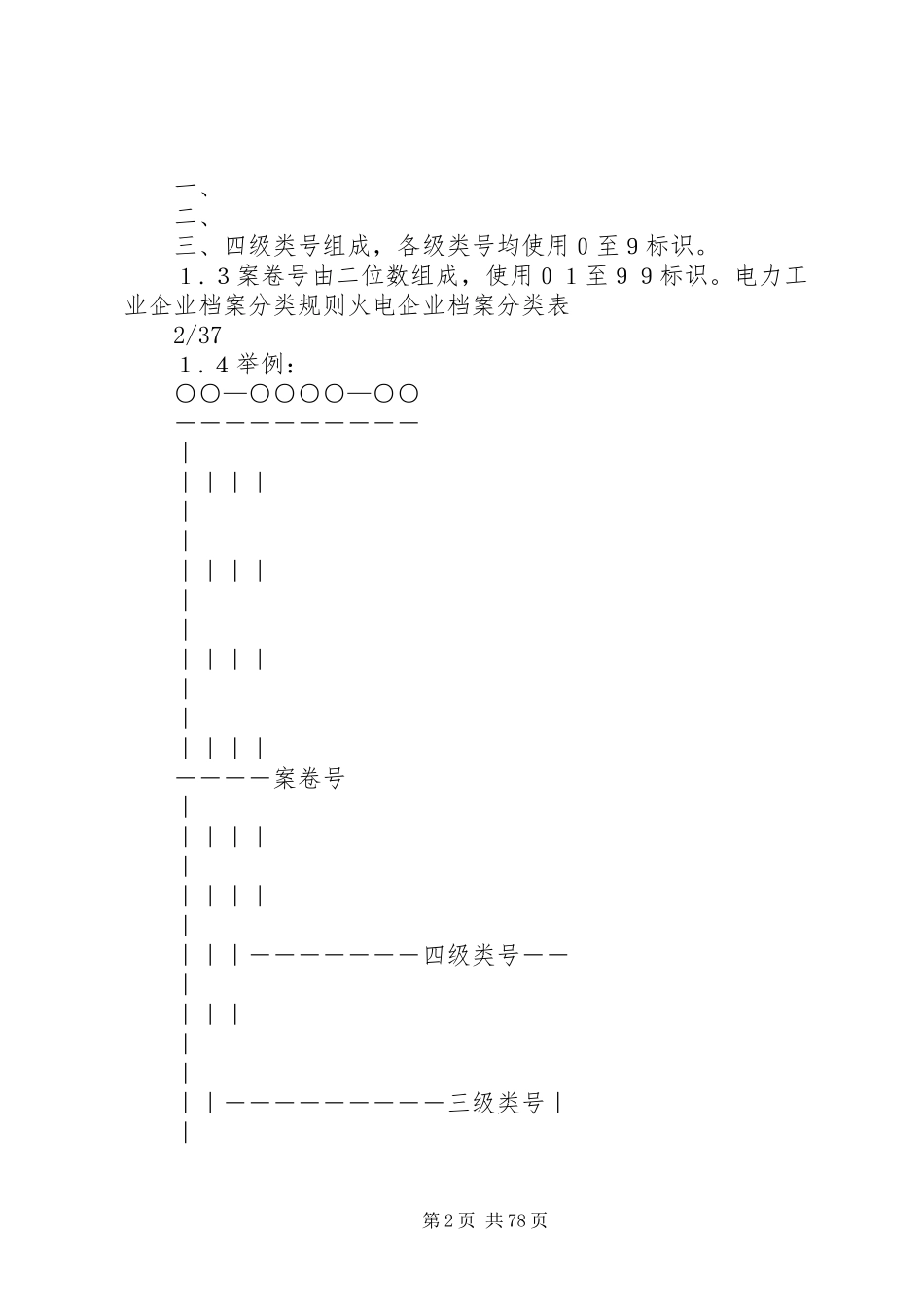 企业档案分类实施方案 _第2页