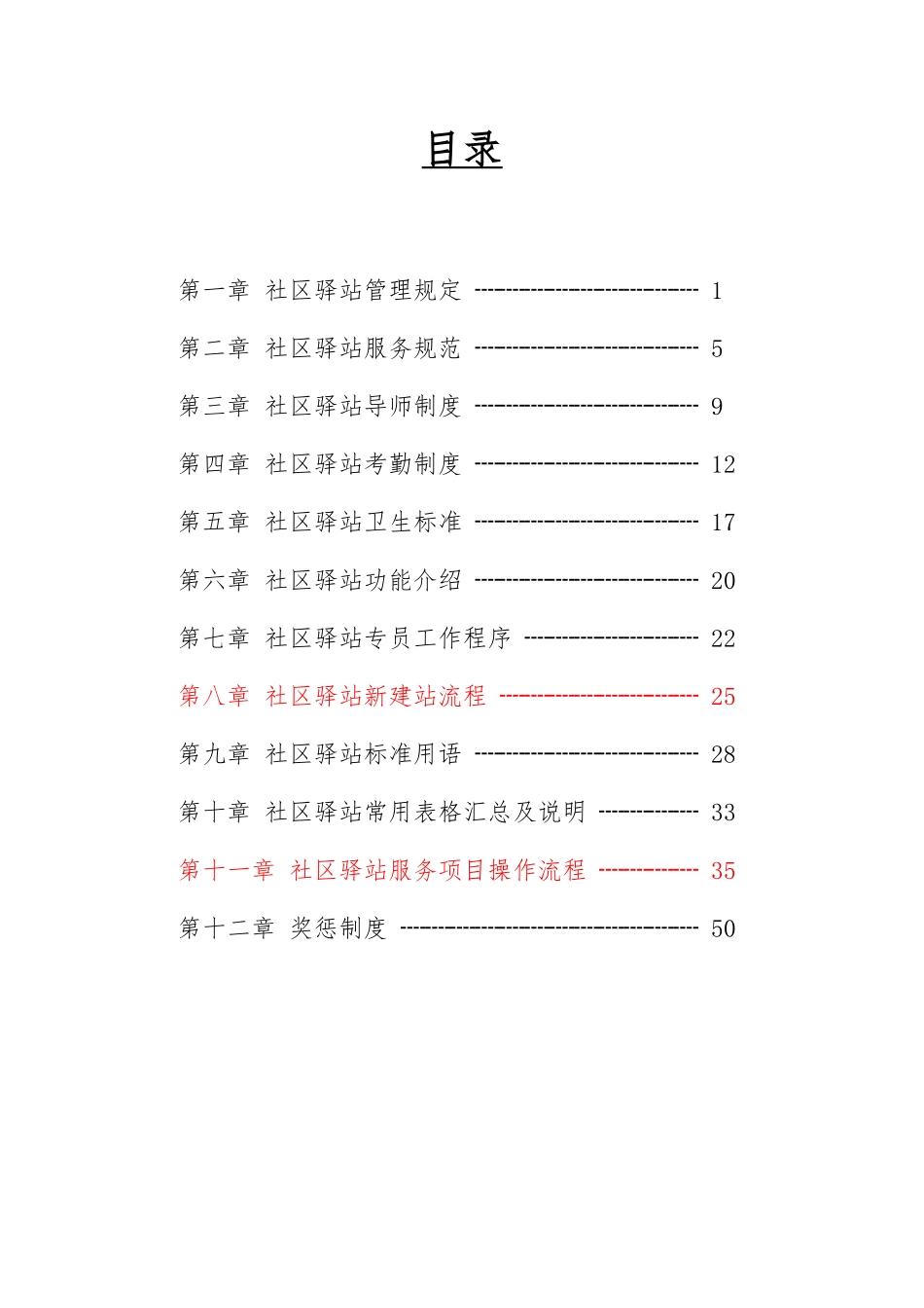 社区驿站规章制度手册_第2页