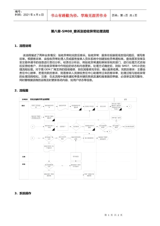 第八章-SM08_客诉及验收异常处理流程