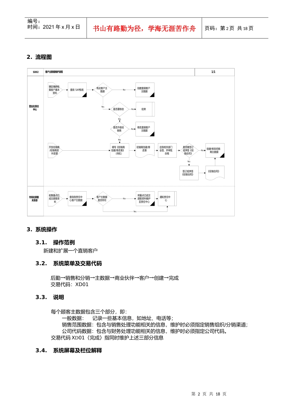 第二章-SD02_客户主数据维护流程_第2页