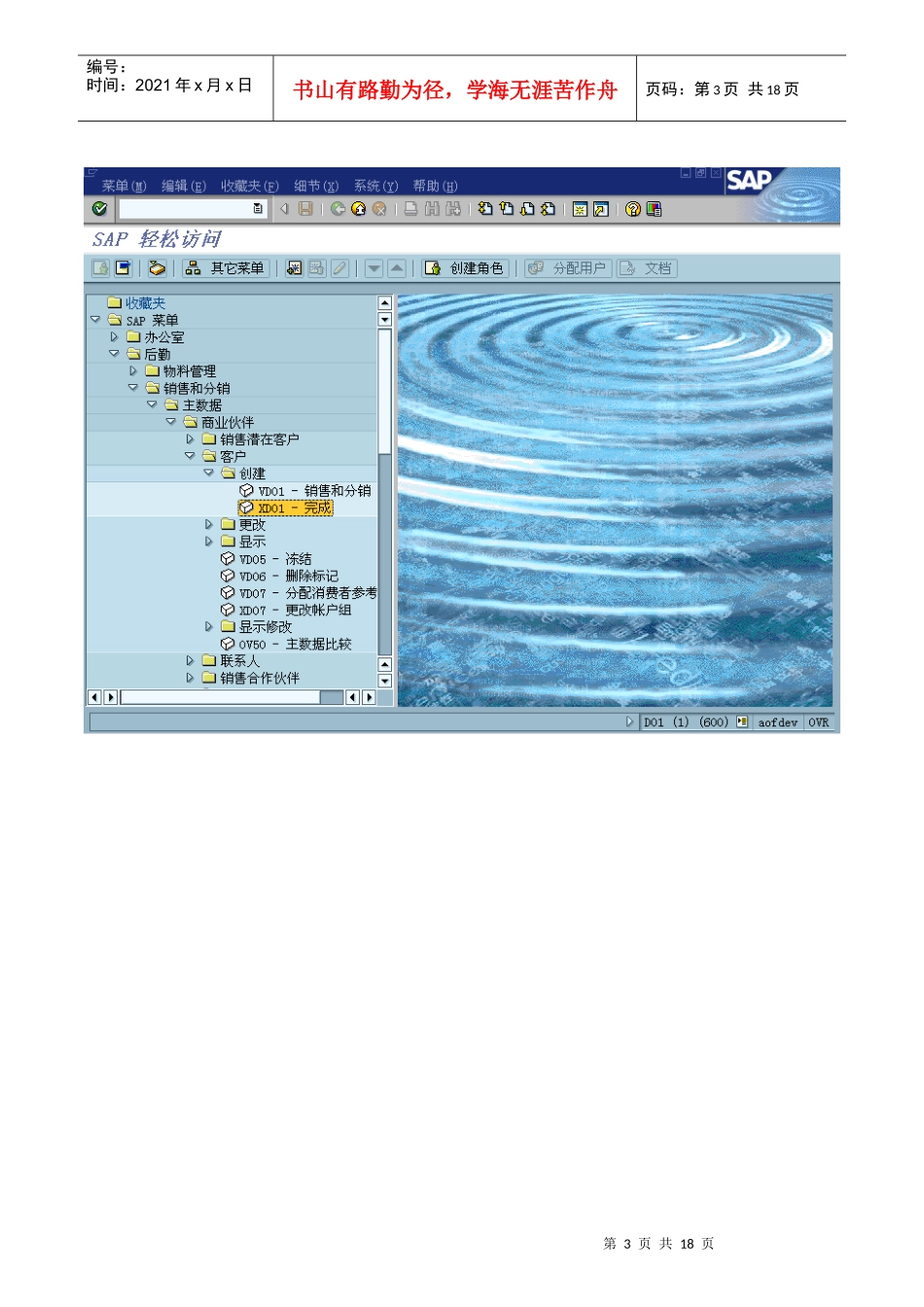 第二章-SD02_客户主数据维护流程_第3页
