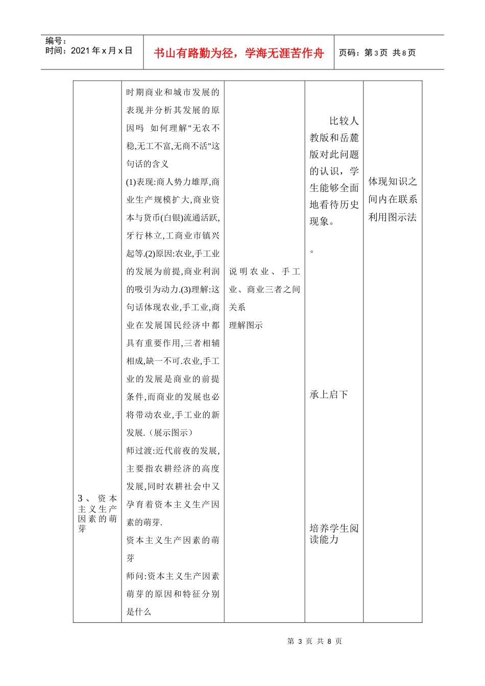 第6课近代前夜的发展与迟滞【课标要求】课标要求1．知_第3页