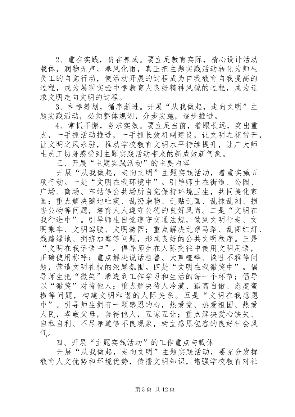 主题实践活动方案3篇_第3页
