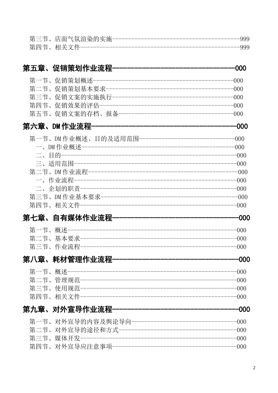 第一章企划部组织架构和职责_第2页
