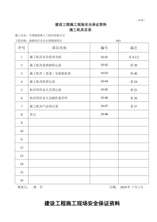 第10卷(施工机具)