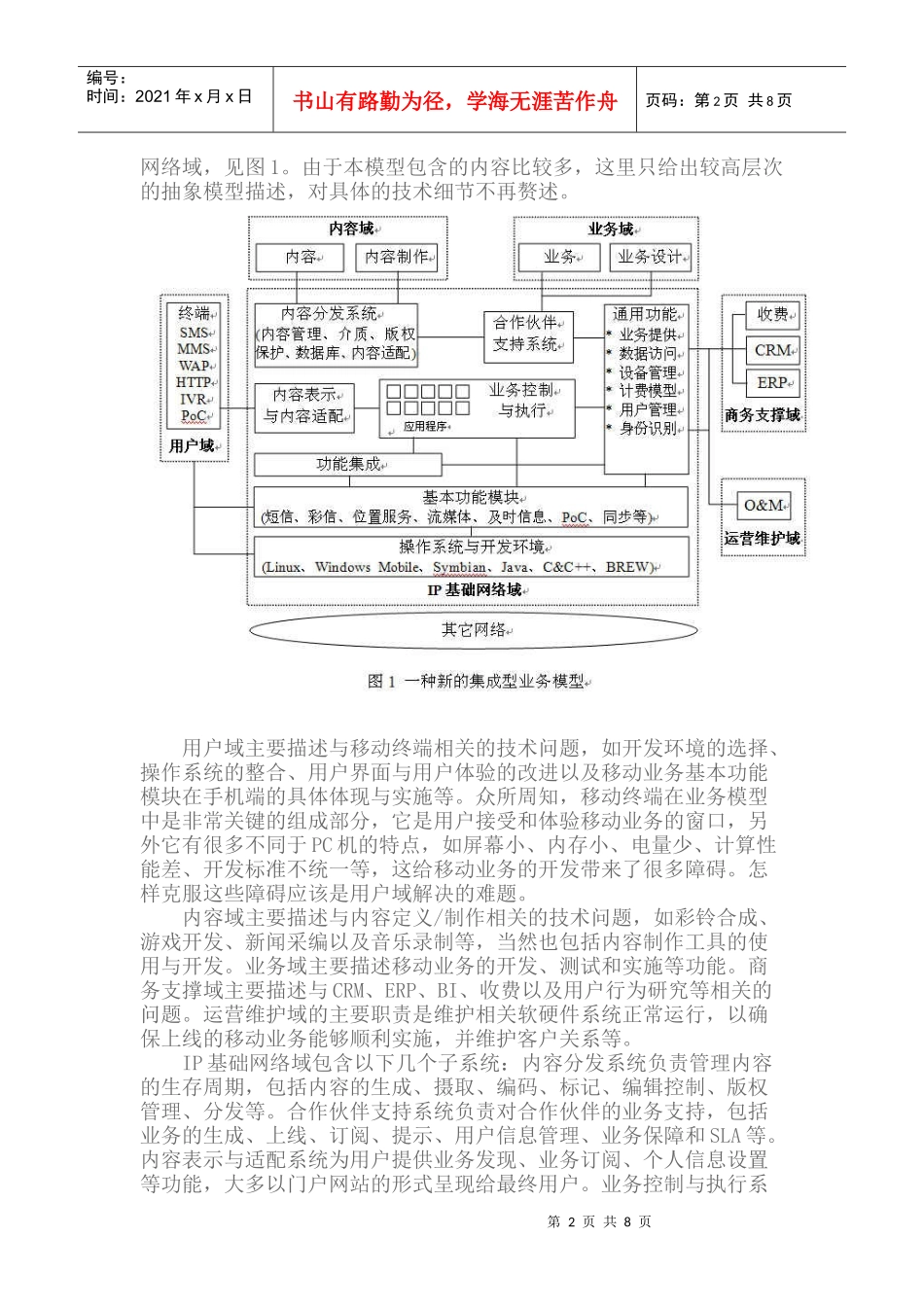 移动增值业务集成运营环境的设计_第2页