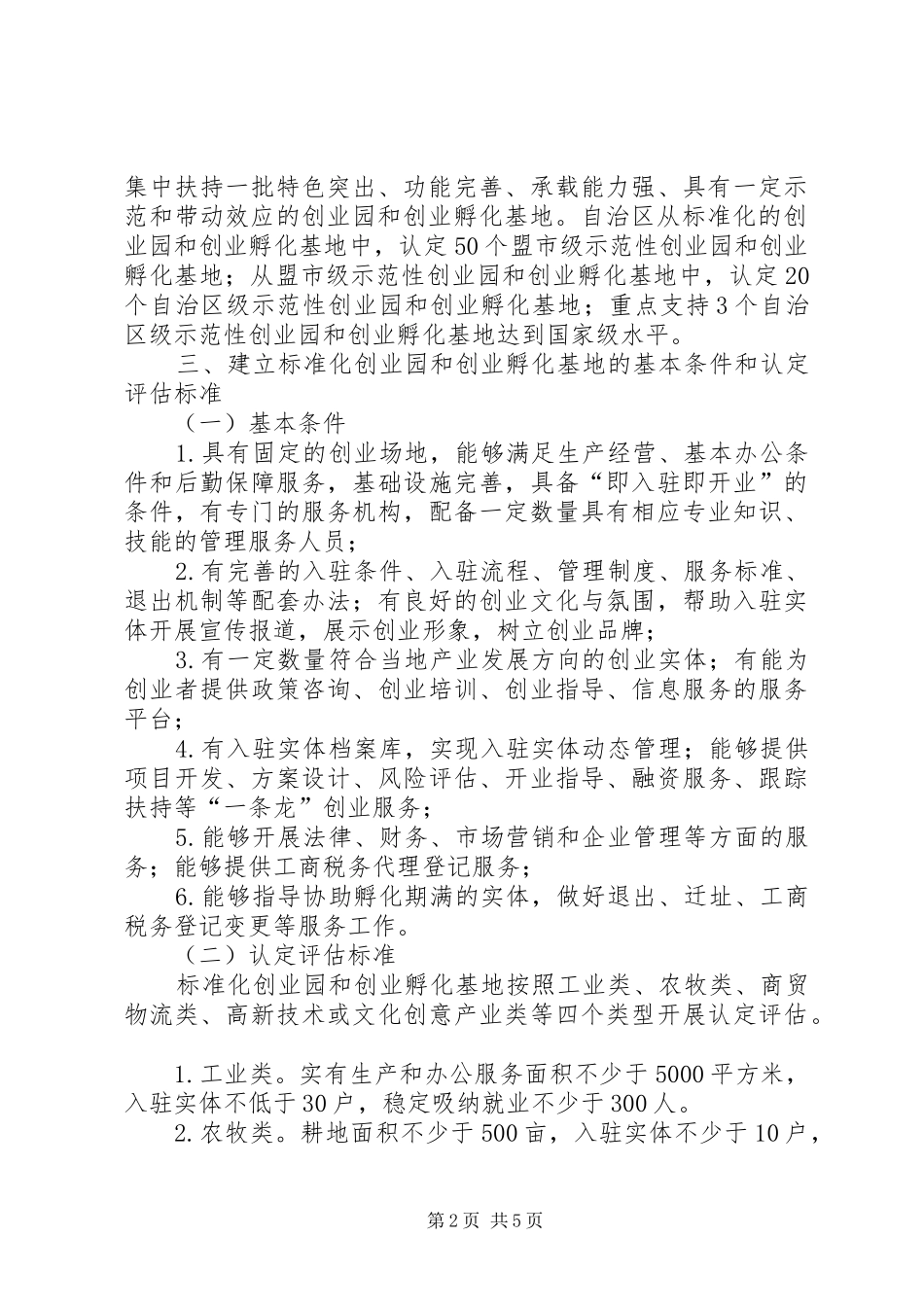 青年创业园建设实施方案 _第2页