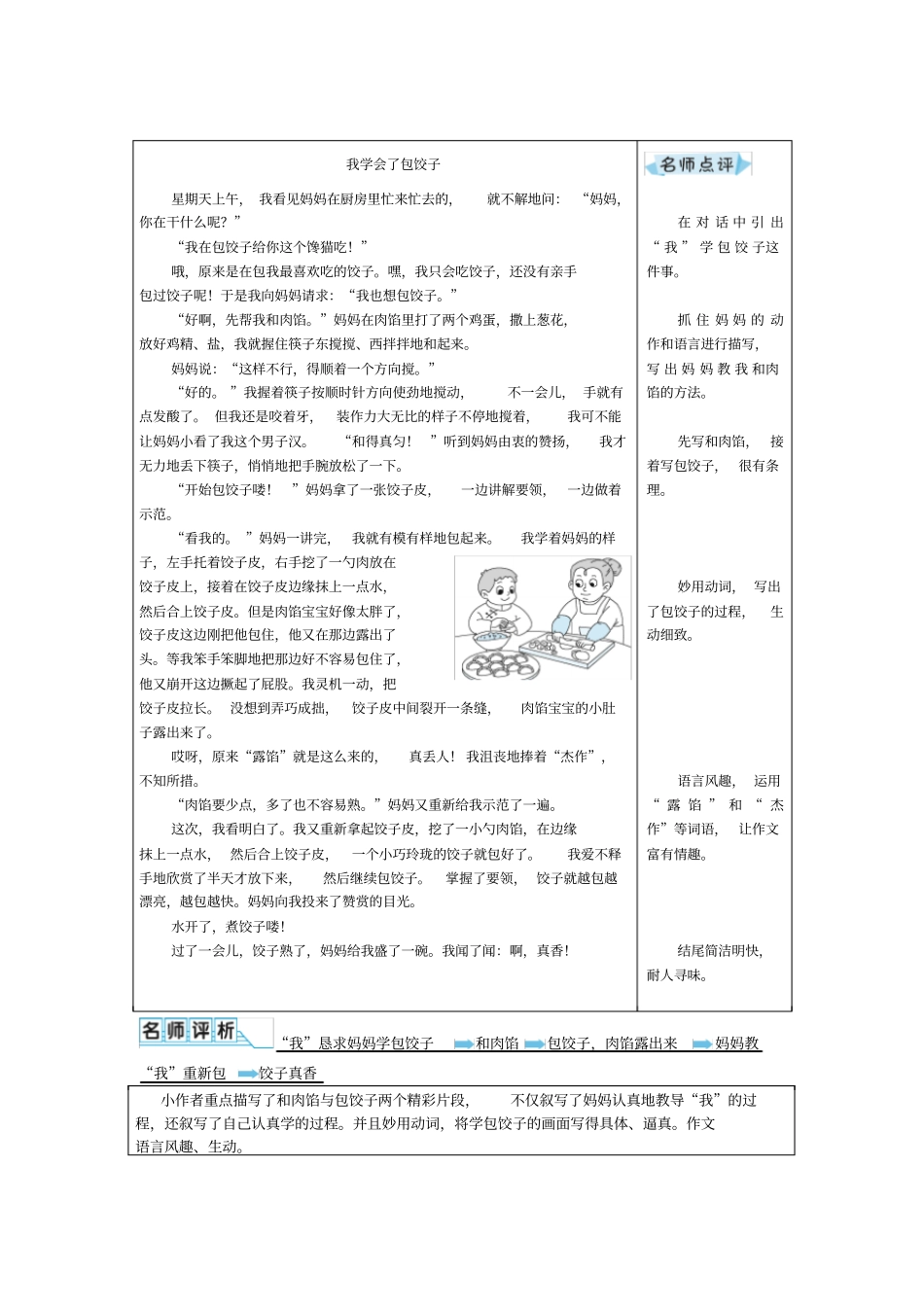 四年级下册语文习作例文-第6单元我学会了______优质课教案_第3页