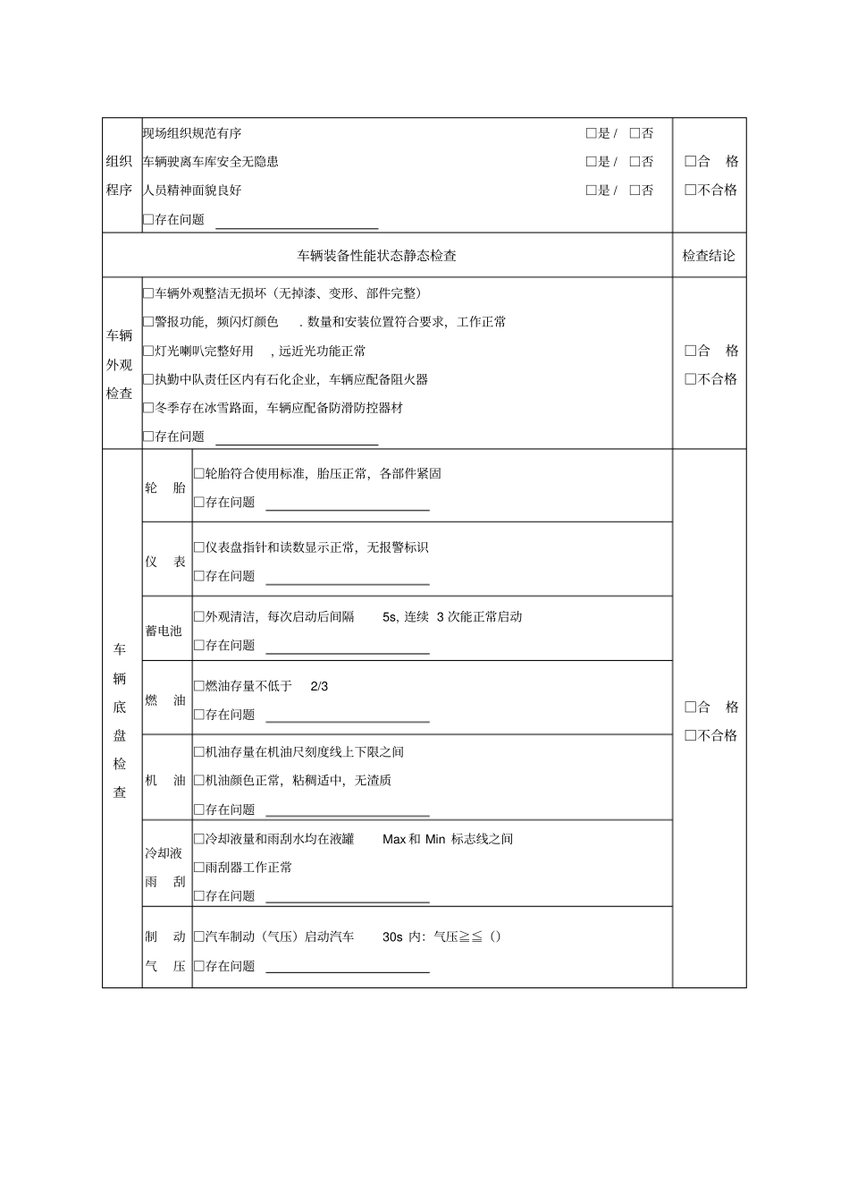 执勤战备检查情况登记表_第2页