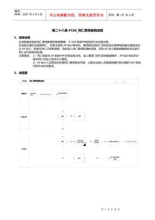 第二十八章-FI28_同仁费用报销流程