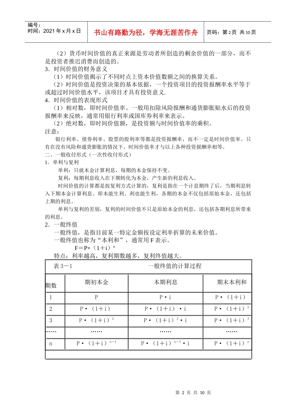 第三章时间价值与风险价值4_第2页