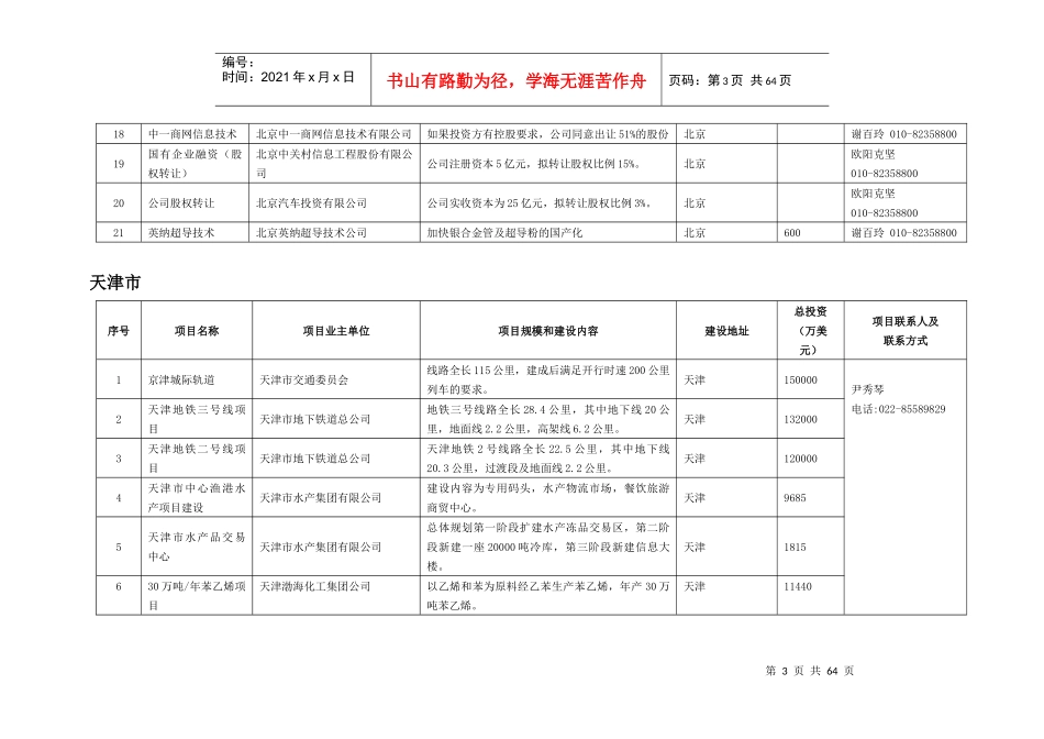 第二届中国东盟博览会投资合作项目_第3页