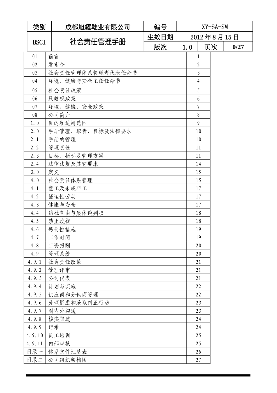 社会责任管理手册_第1页