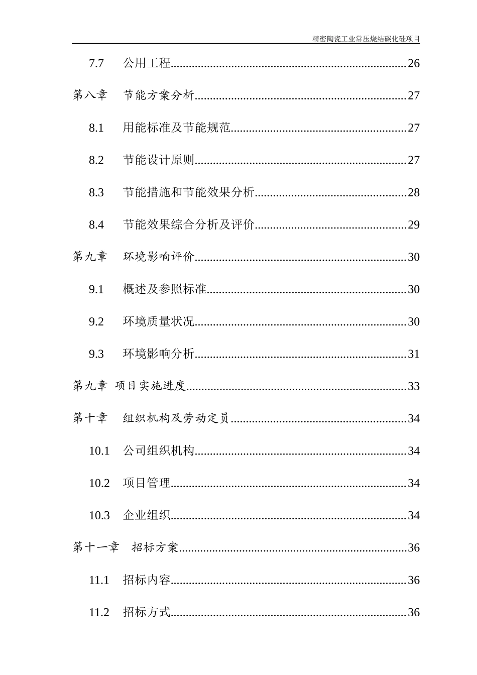 精密陶瓷工业常压烧结碳化硅项目报告_第3页