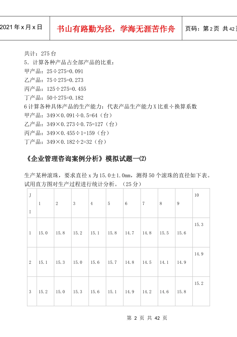 管理咨询师咨询实务案例分析_第2页