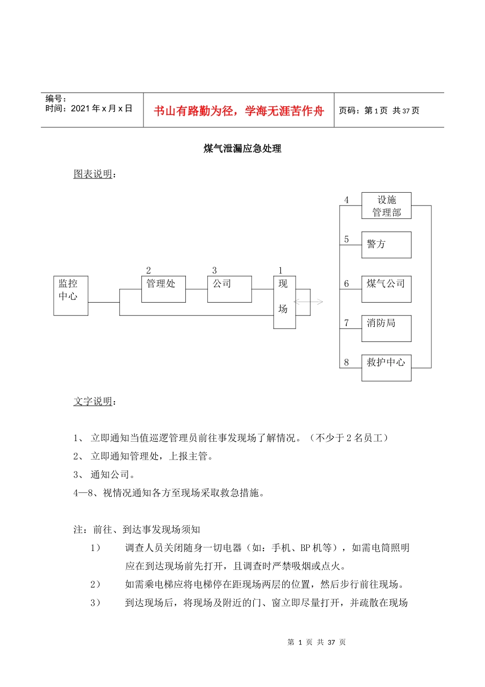 紧急事故处理程序建议稿_第2页