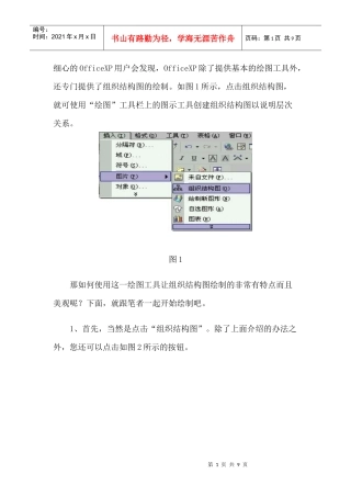 组织结构图制作方法