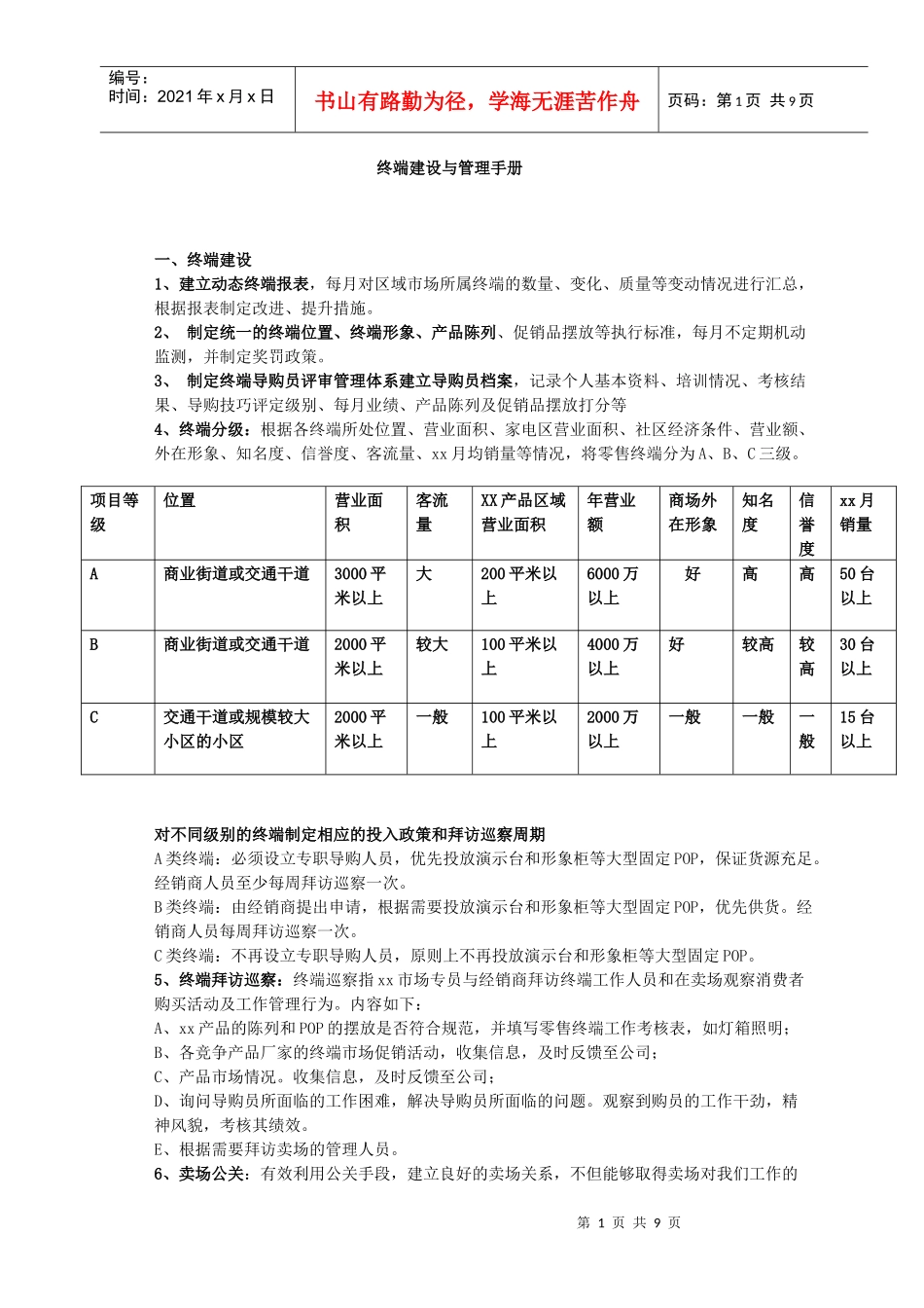 终端建设与管理手册_第1页