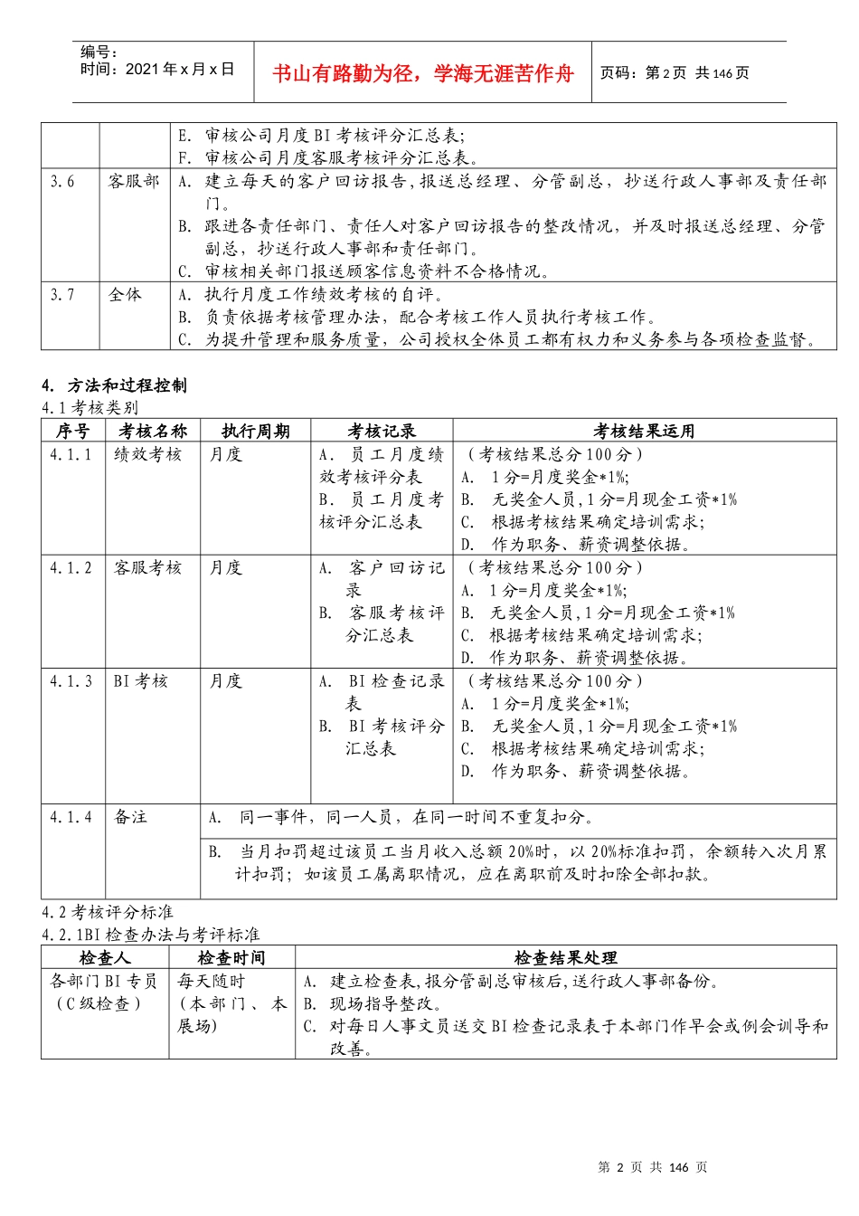 绩效考核管理办法(草案4)_第2页