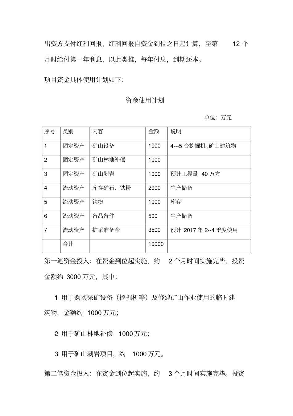 企业项目合作资金统筹管理实施方案_第2页
