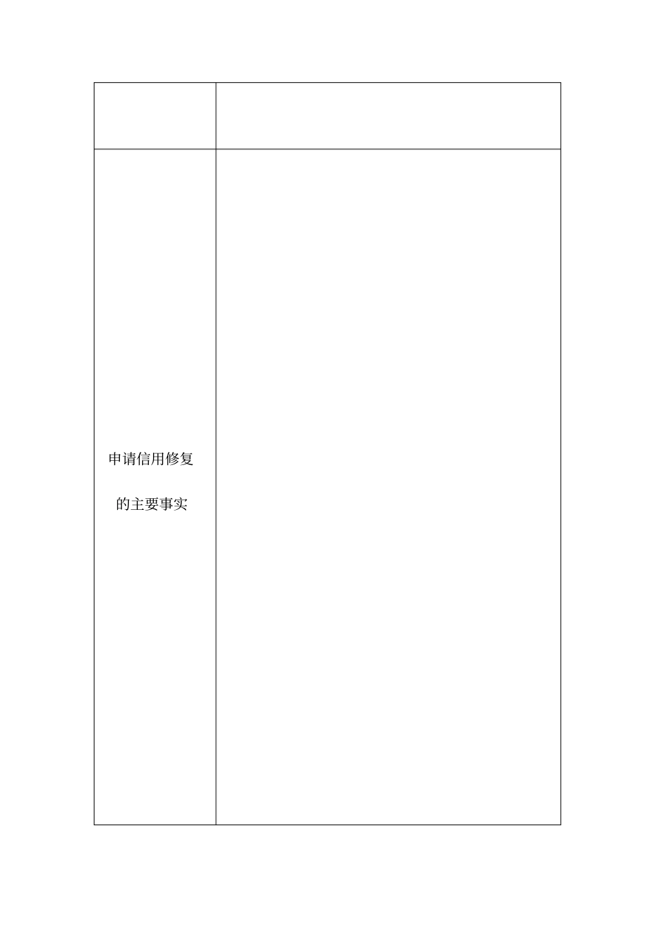 严重违法失信企业信用修复申请书_第2页