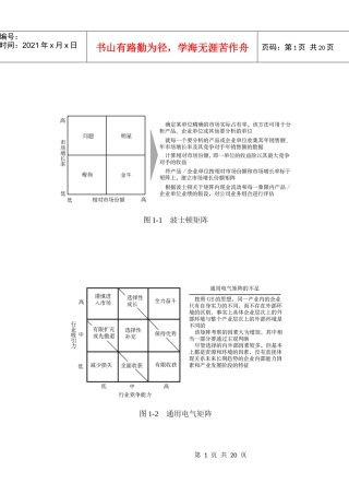 管理咨询工具箱图解模型