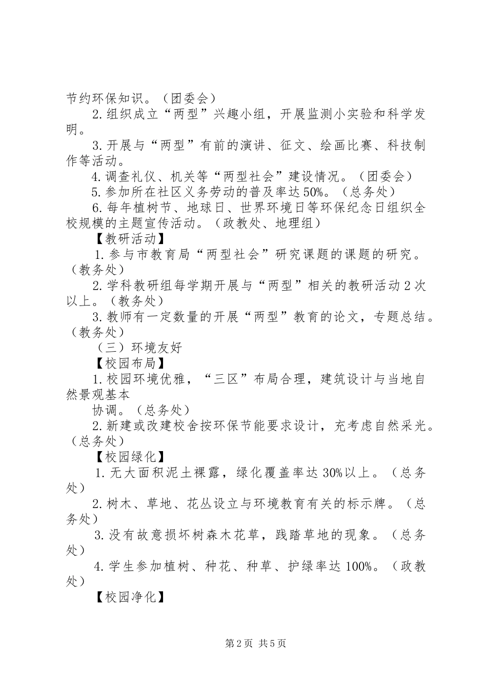 学校建设示范创建活动方案 _第2页