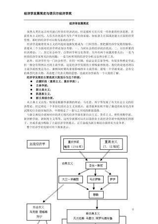经济学发展简史