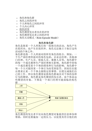 组织角色冲突