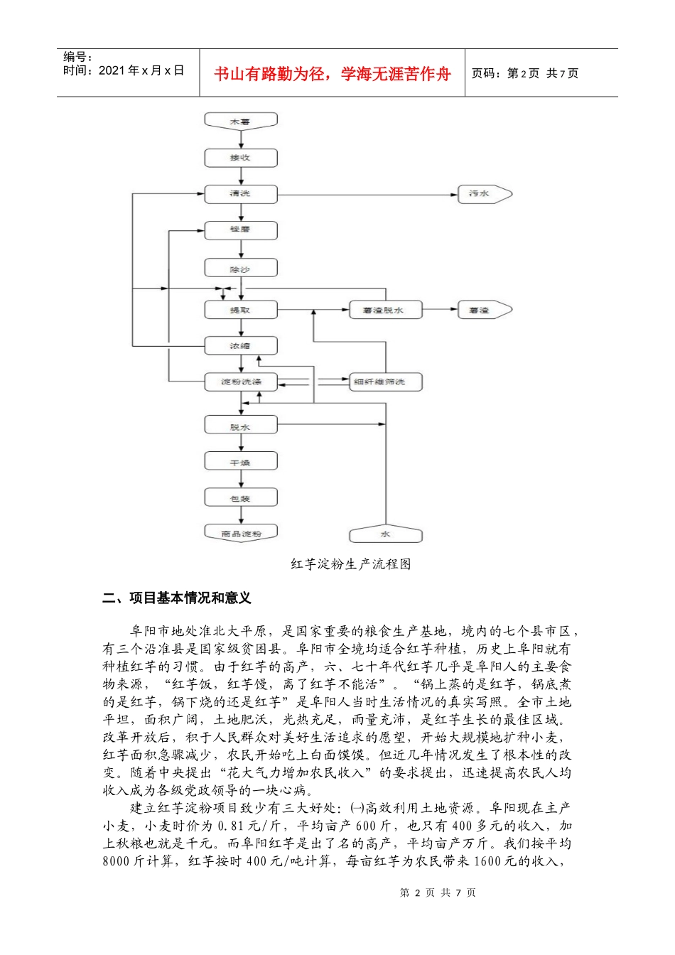 红芋淀粉项目论证_第2页
