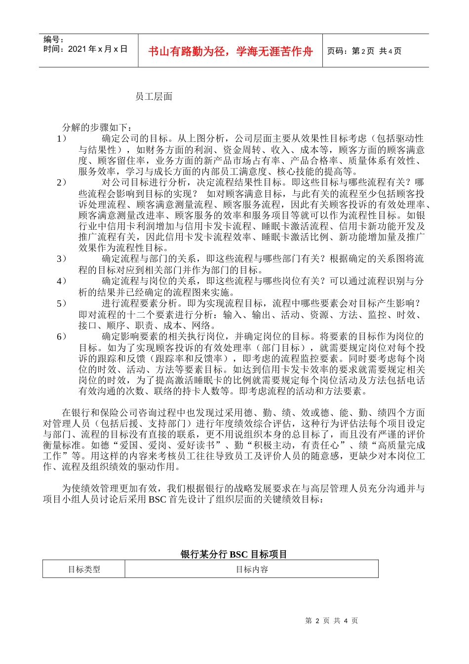 绩效管理的目标设定与层次_第2页