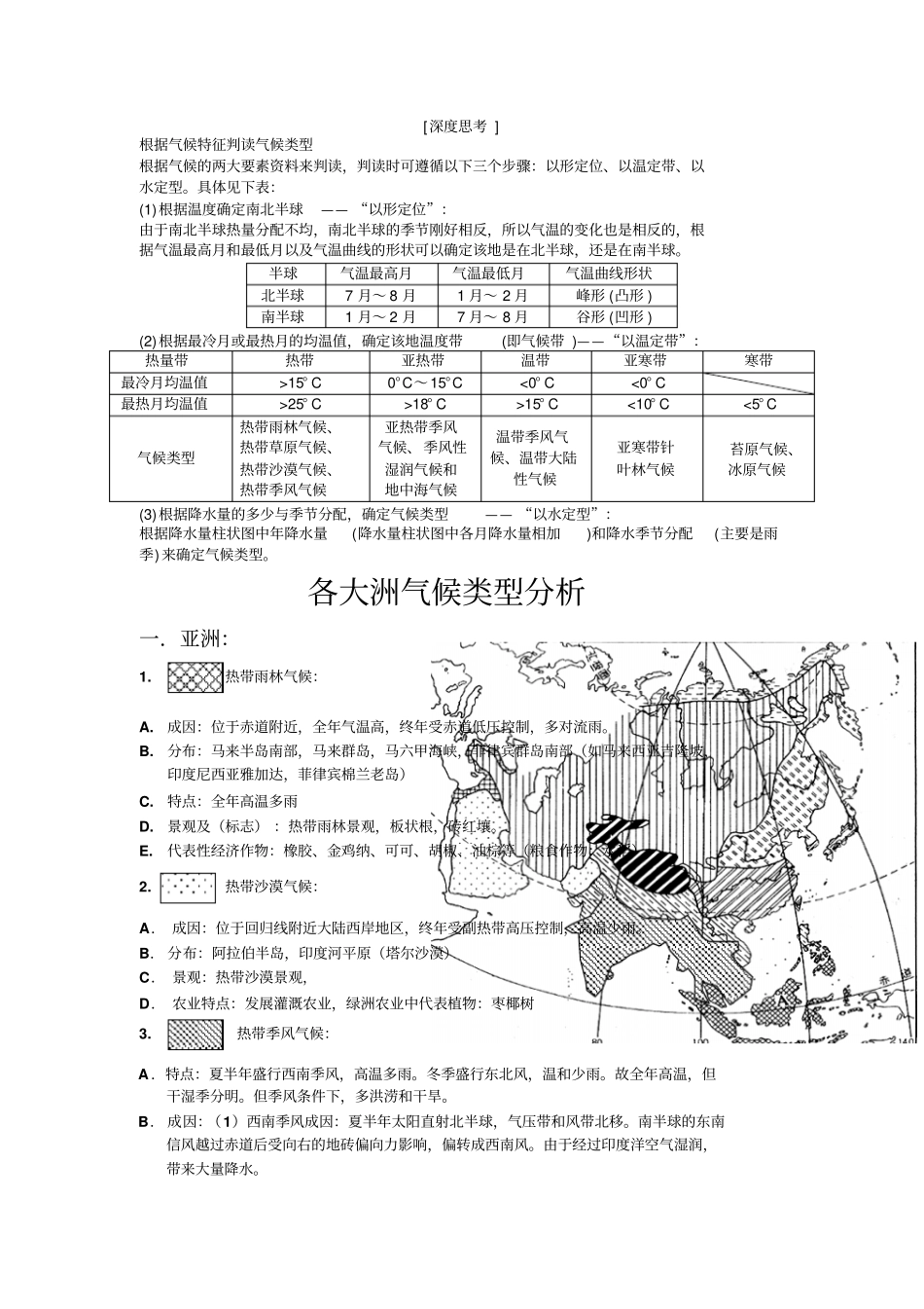 世界主要气候类型和各大洲气候分布_第3页