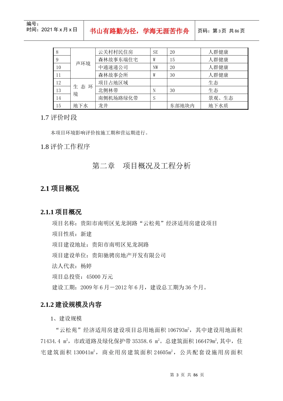 经济适用房建设项目环境影响报告书_第3页