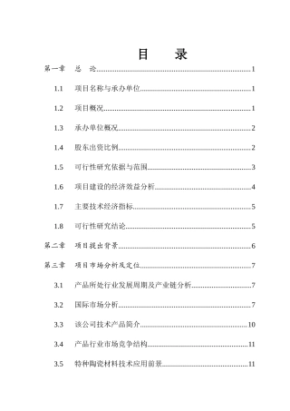 精密陶瓷工业常压烧结碳化硅项目可行性研究报告