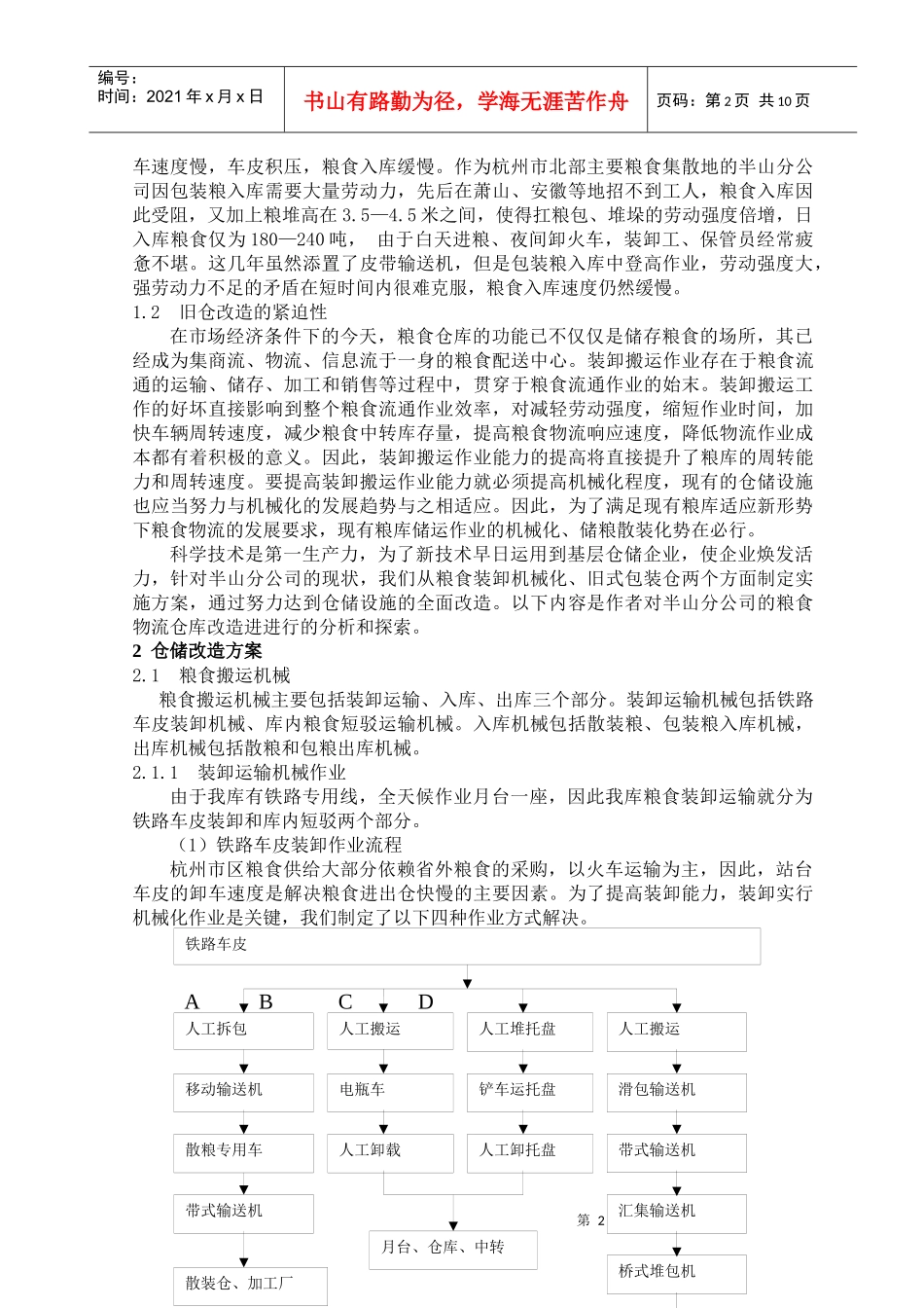 粮食物流仓库改造实践_第2页