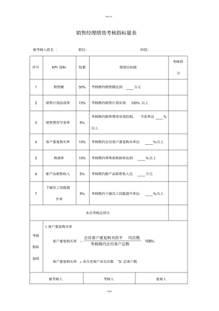业务员考核表(1)