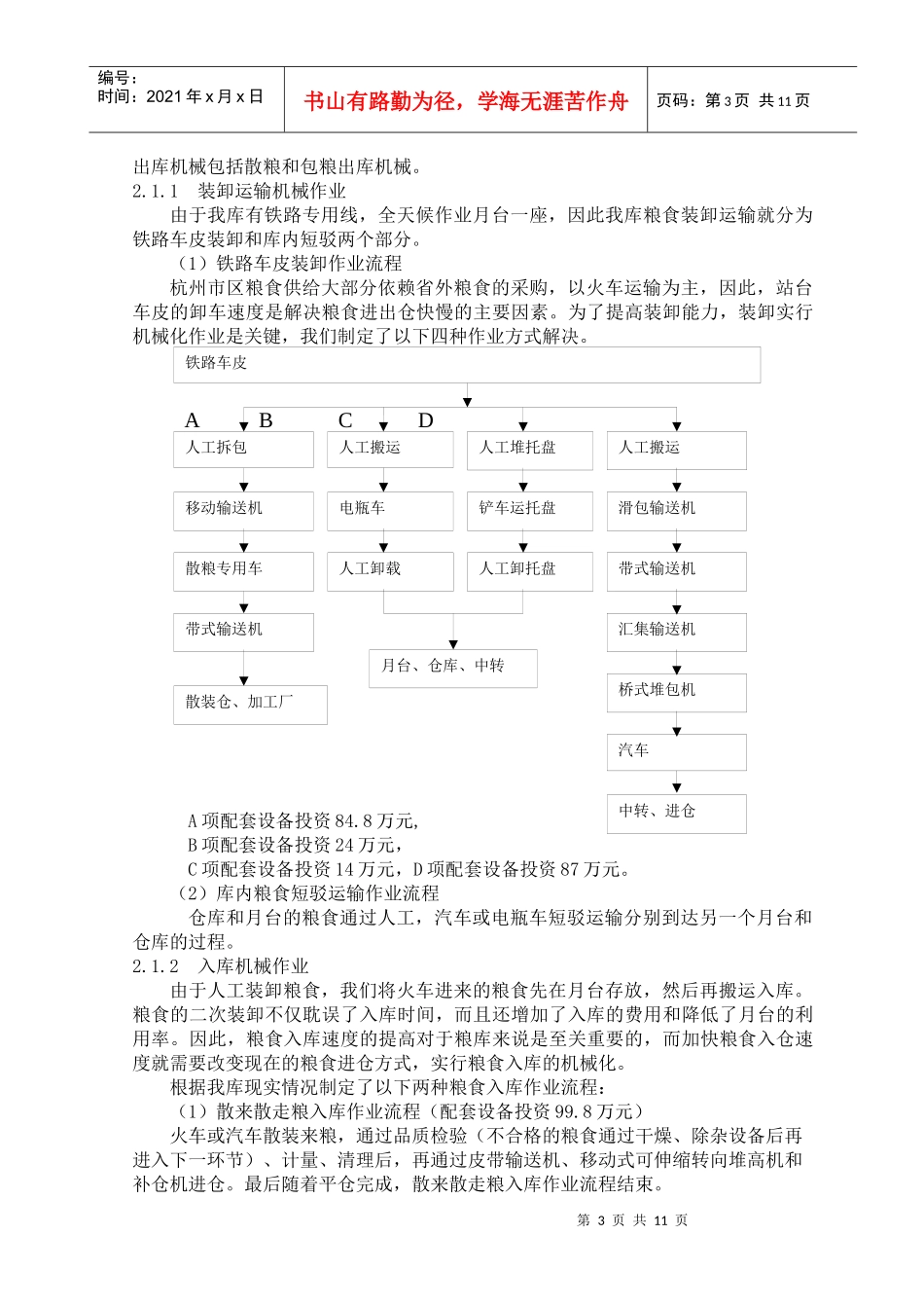 粮食物流仓库改造方案_第3页